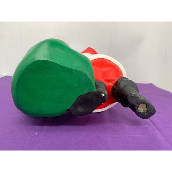 Ceramic MCM Hand Painted Artisan, Santa Claus With Sack Planter Byron Mold 817 f - Picture 7 of 13